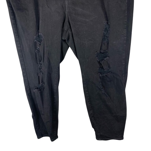 Torrid Black Distressed Sky High Skinny Jeans size 26 Short - Picture 7 of 9